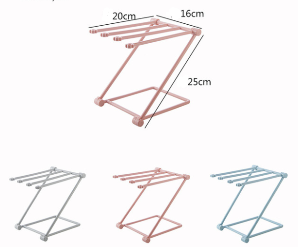 Foldable Dishcloth Shelf Organizer