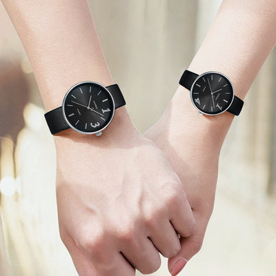 Fashionable Men & Women Couple Watches Waterproof