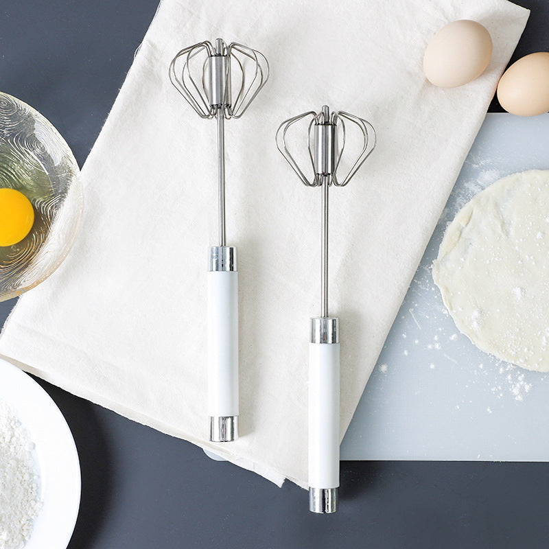 Semi-automatic Stainless Steel Egg Beater