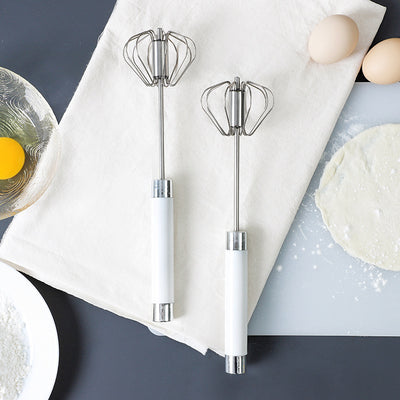 Semi-automatic Stainless Steel Egg Beater