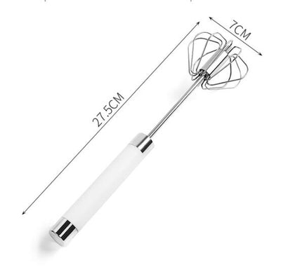 Semi-automatic Stainless Steel Egg Beater