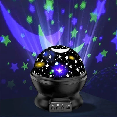 Projector Night Light Rotating Sky Moon Lamp