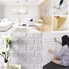 3D Brick Wall Stickers, Self Adhesive Wallpaper