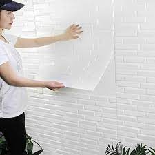 3D Brick Wall Stickers, Self Adhesive Wallpaper